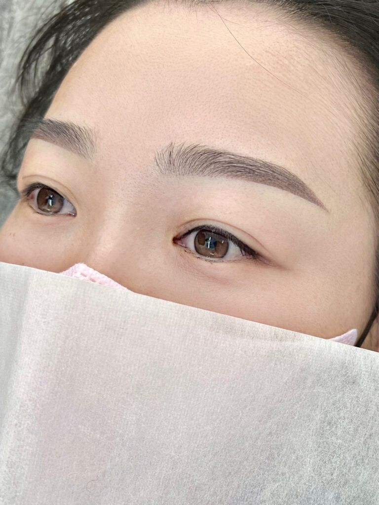수완지구 어라운드에서 시술한 섀도우 눈썹